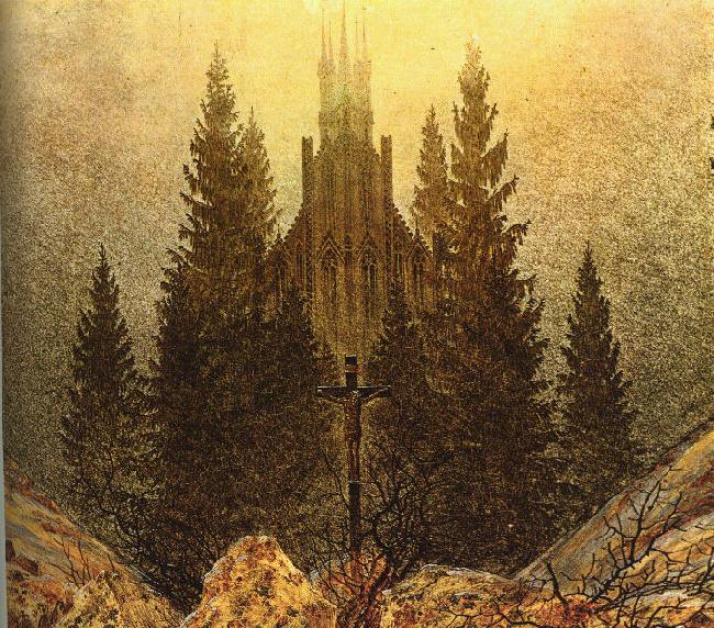Caspar David Friedrich The Cross on the Mountain oil painting picture
